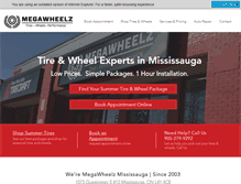 Tablet Screenshot of megawheelz.com